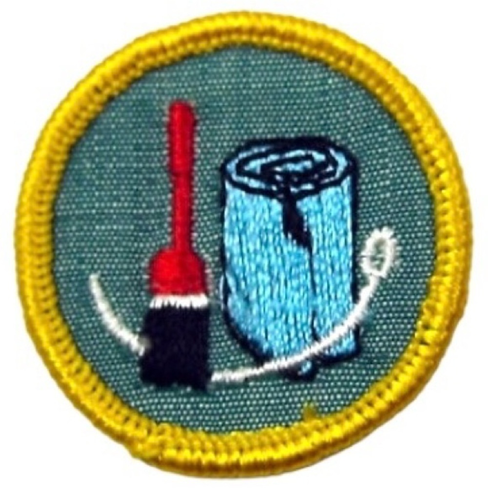 Vintage 1964 Girl Scouts Badge - Round 1.5”
